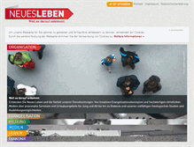 Tablet Screenshot of neues-leben.de